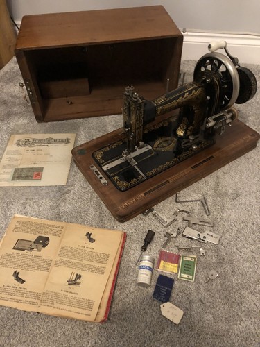 1906 vintage sewing machine - vintage,